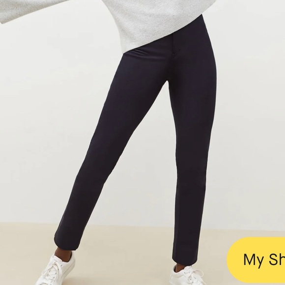 MM Lafleur Hockley Jean Better Than Denim Pant High Rise Straight Size 4 In Ink - Picture 1 of 11